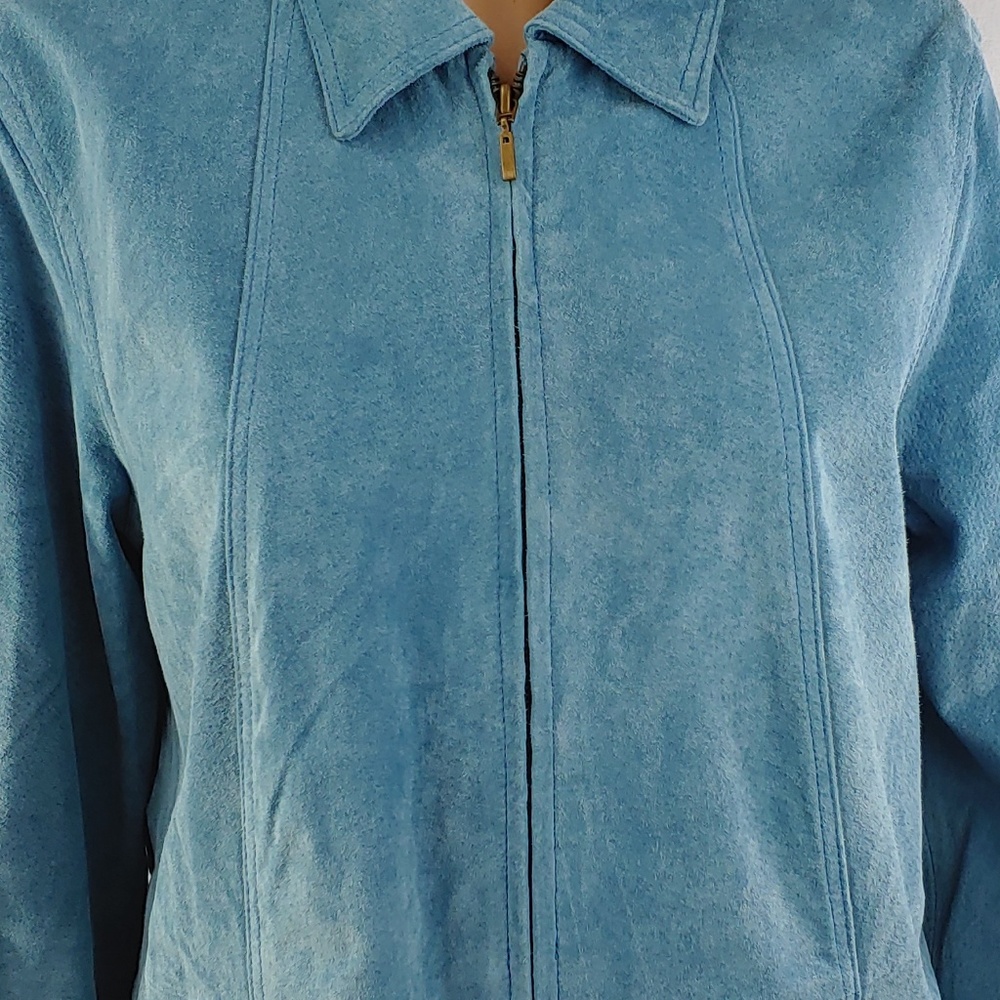 Coldwater Creek Women's Blazer Suede Jacket Size M